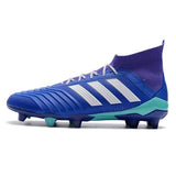 Adidas Predator 18.1 FG Soccer Cleats Purple Blue White turquoise - soccerstory