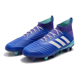 Adidas Predator 18.1 FG Soccer Cleats Purple Blue White turquoise - soccerstory