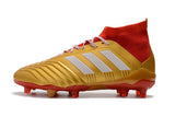 Adidas Predator 18.1 FG Soccer Cleats Golden Core White Red - soccerstory