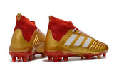 Adidas Predator 18.1 FG Soccer Cleats Golden Core White Red - soccerstory