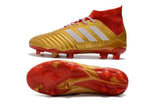 Adidas Predator 18.1 FG Soccer Cleats Golden Core White Red - soccerstory