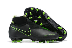 Nike Phantom Vision Elite DF FG Black Green Lining - soccerstory