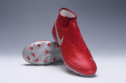 Nike Phantom Vision Elite DF FG Red Silver - soccerstory