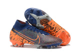 NIKE Mercurial Superfly VII 360 Elite FG Orange DarkBlue - soccerstory