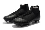 Nike Mercurial Superfly VI 360 Elite FG Soccer Cleats All Black - soccerstory