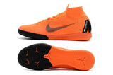 Nike MercurialX Superfly 360 Elite IC Soccer Cleats Orange Black - soccerstory