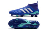 Adidas Predator 18+ FG Soccer Cleats Royal Blue Purple White - soccerstory