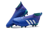 Adidas Predator 18+ FG Soccer Cleats Royal Blue Purple White - soccerstory