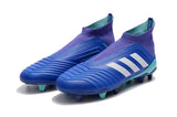 Adidas Predator 18+ FG Soccer Cleats Royal Blue Purple White - soccerstory