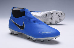 Nike Phantom Vision Elite DF FG Blue Silver Black - soccerstory