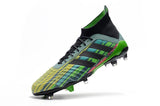 Adidas Predator 18.1 FG Soccer Cleats Black Green Blue Yellow Colorful - soccerstory