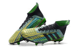 Adidas Predator 18.1 FG Soccer Cleats Black Green Blue Yellow Colorful - soccerstory