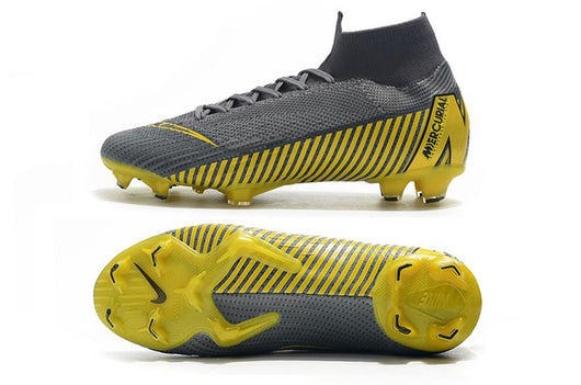 Nike mercurial grey yellow store