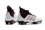 Adidas Predator 18.1 FG Soccer Cleats White Red Wine Gold - soccerstory