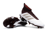 Adidas Predator 18.1 FG Soccer Cleats White Red Wine Gold - soccerstory
