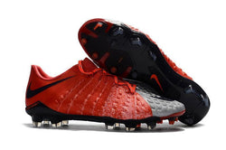 Nike Hypervenom Phantom III FG Soccer Cleats Grey Red Black - soccerstory
