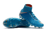 Nike Hypervenom Phantom III DF FG Soccer Cleats Total Blue White - soccerstory